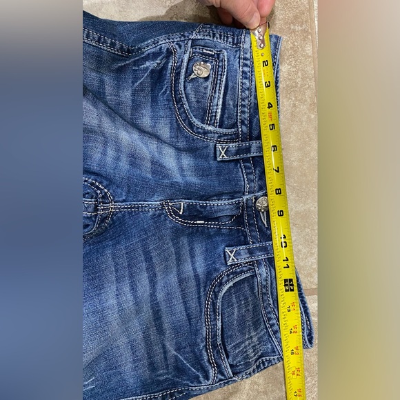 Rock Revival Adele Capri Jeans 28x20 Stretch Denim EUC - Picture 12 of 12